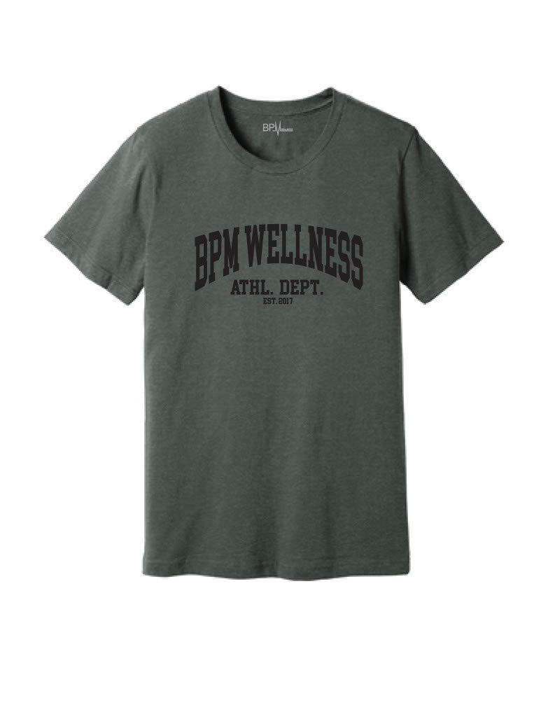 BPM Athletic Department T-Shirt - BPM Wellness